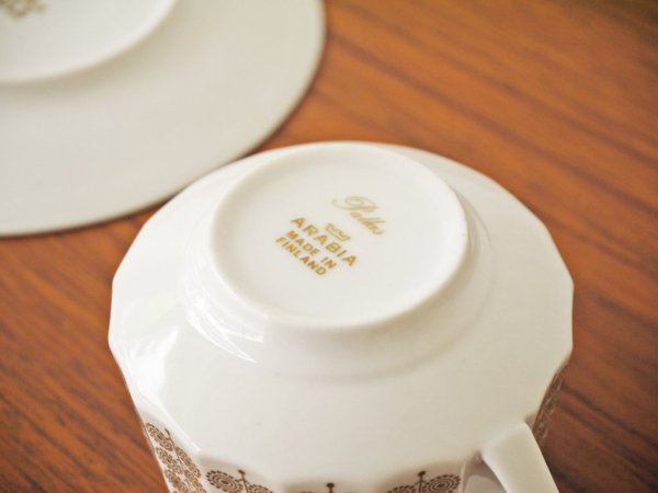 アラビア ARABIA パラス pallas カップ&ソーサー リカルド・リンド ビンテージ フィンランド 北欧食器 ◇