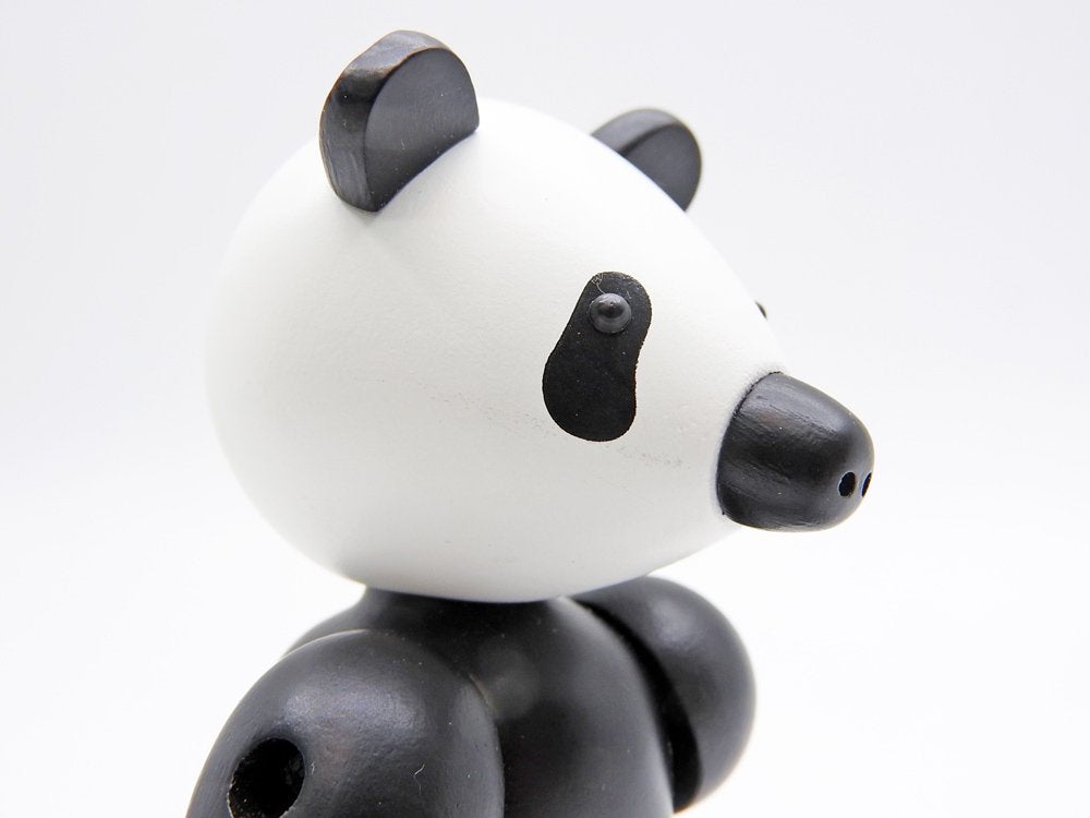 カイボイスン KAY BOJESEN パンダ PANDA BEAR ビーチ材 木製玩具 オブジェ 箱付 デンマーク 北欧雑貨 定価¥11,000- ●