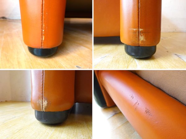 カッシーナ Cassina 675 マラルンガ MARALUNGA 1シーター ソファ 本革 キャメル ヴィコ・マジストレッティ MoMA ★