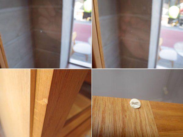 ウニコ unico ヒュッテ HUTTE カップボード Sサイズ 食器棚 オーク材 無垢材 ナチュラル 定価¥118,800- ♪