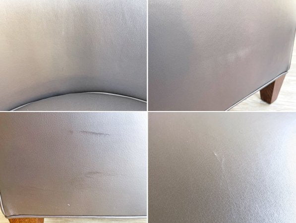 カッシーナ Cassina IXC. ノルマンディドゥー NORMANDIE II ラウンジチェア 1Pソファ 本革 FYランク チョコレートブラウン フィリップユーレル 定価¥462,000- ●