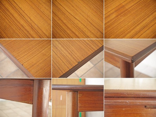 デンマーク ビンテージ Danish Vintage チーク材 ドローリーフテーブル エクステンションテーブル 伸長式 北欧家具 ACTUS DANISH VINTAG EFESTA取扱 ◇