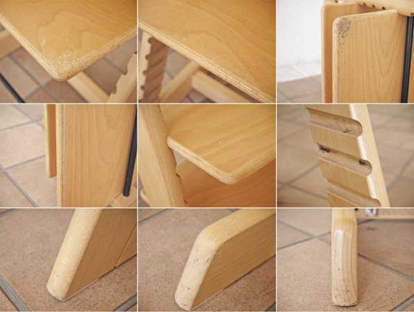 ストッケ STOKKE トリップトラップ TRIPP TRAPP ベビーチェア キッズチェア ナチュラル色 S/N3~ ノルウェー 北欧家具 ◇