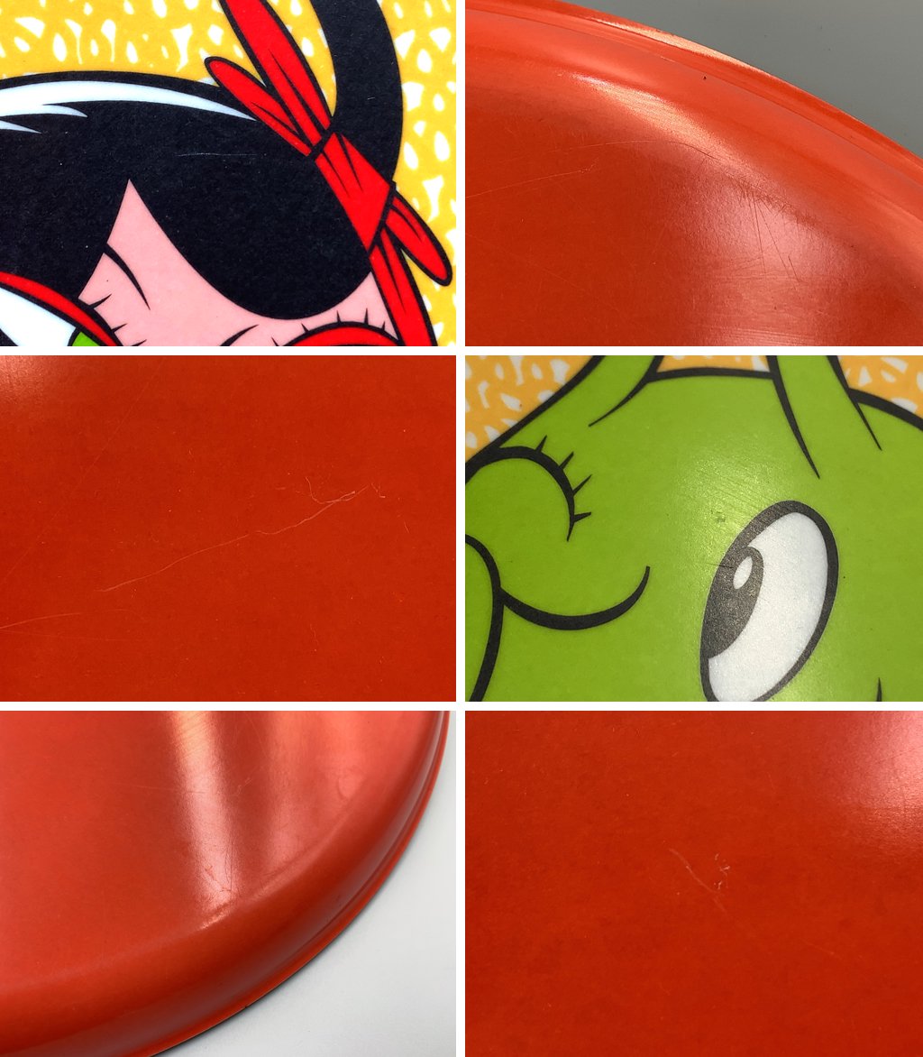 アレッシィ アレッシー ALESSI ビンテージ メラミントレイ お盆 直径38cm Massimo Giacon Comic Sentro Studio Design CSA イタリア 入手困難 ◎