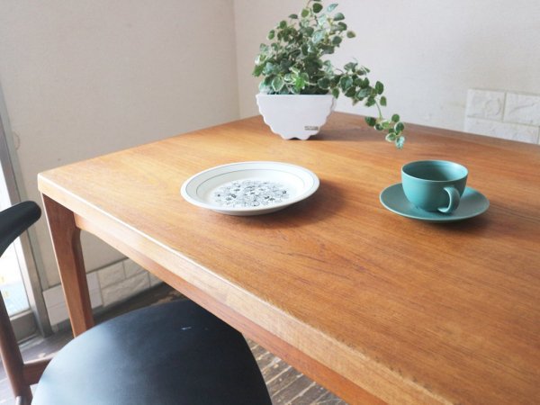 Vejle Stole og Mobelfabrik EXテーブル チーク材 ダイニングテーブル ヘニング・ケアヌルフ Henning Kjaernulf デンマーク 北欧ビンテージ ◎