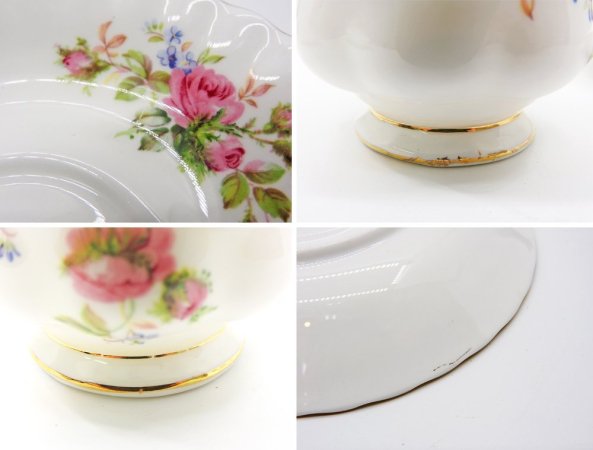 ロイヤルアルバート ROYAL ALBERT モスローズ Moss Rose カップ&ソーサー C/S 6客セット イギリス ●