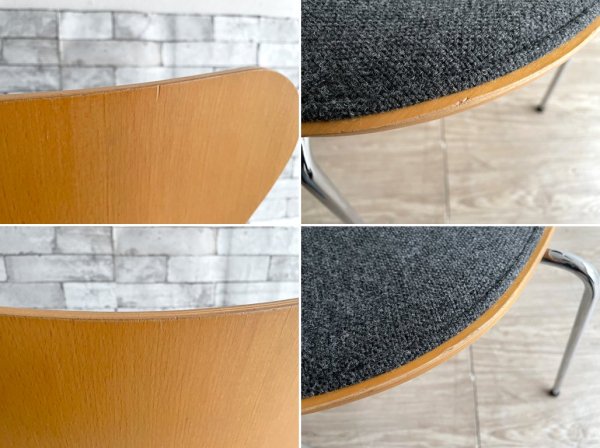 フリッツハンセン Fritz Hansen セブンチェア フロントパティング新品張替品 NC127 アルネ・ヤコブセン Arne Jacobsen デンマーク 北欧家具 ●