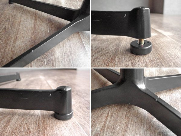 グリニッチ オリジナル ファニチャー greeniche カフェテーブル Cafe Table 800×600 チーク材 オールブラック Xレッグ 定価42,900円 ♪
