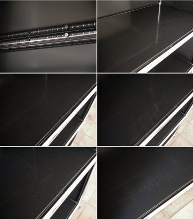 USMハラー USM Haller モジュラーファニチャー ハラーシステム キャビネット 1列5段 シェルフ グラファイトブラック 参考価格¥227,165- ◇