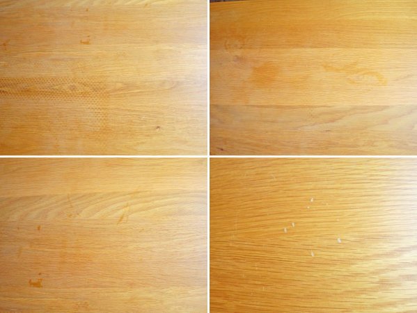 無印良品 MUJI オーク材 無垢集成材 ダイニングテーブル ナチュラル 幅140cm 廃盤 希少 現状品 ♪