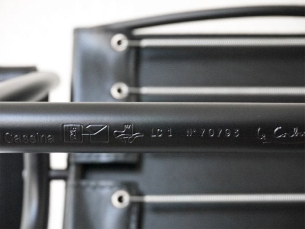 カッシーナ イクスシー Cassina ixc LC1 スリングチェア 本革 ブラック ル・コルビュジェ Le Corbusier 美品 定価¥484,000- ◇