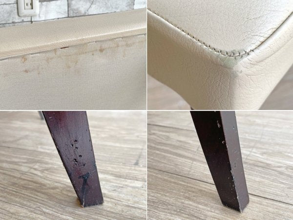 タイムアンドスタイル Time&Style ダイニングチェア ホワイト 2脚セット 現状品 B ●