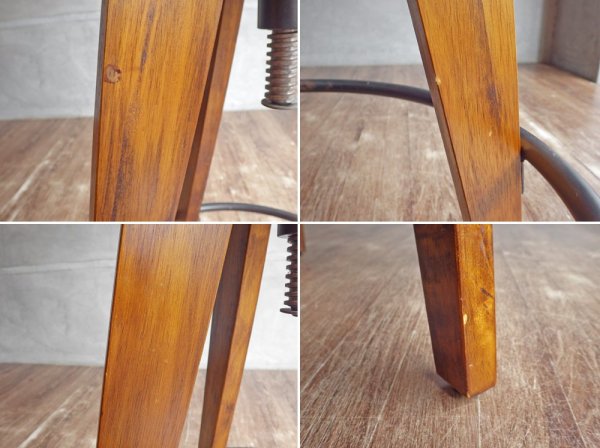 ジャーナルスタンダードファニチャー j.s.F シノン ハイスツール ウッド CHINON HIGH STOOL WOOD 昇降機能付き 定価35,200円 ♪