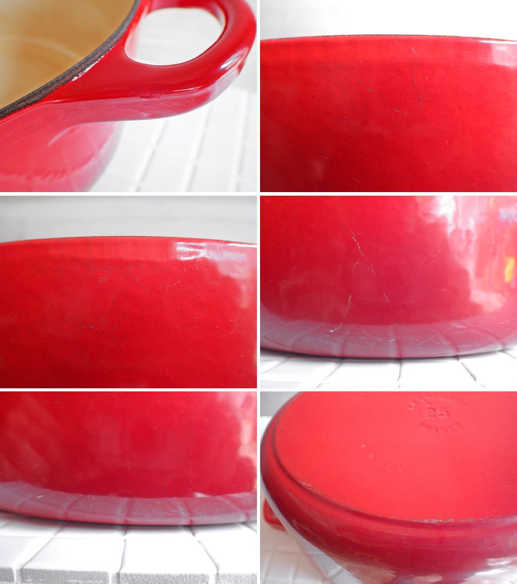 ルクルーゼ LE CREUSET ココットオーバル 両手鍋 26cm レッド ♪