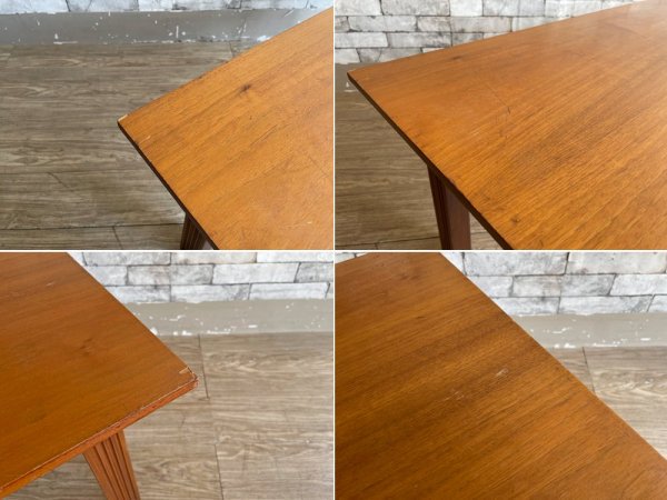 USビンテージ Vintage コーヒーテーブル センターテーブル 米国家具 W107cm ●