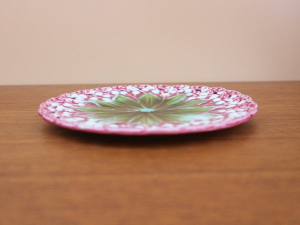 ヴィレロイボッホ Villeroy & Boch バルボティーヌ プレート すずらん アンティーク 1883~1912年 ◎