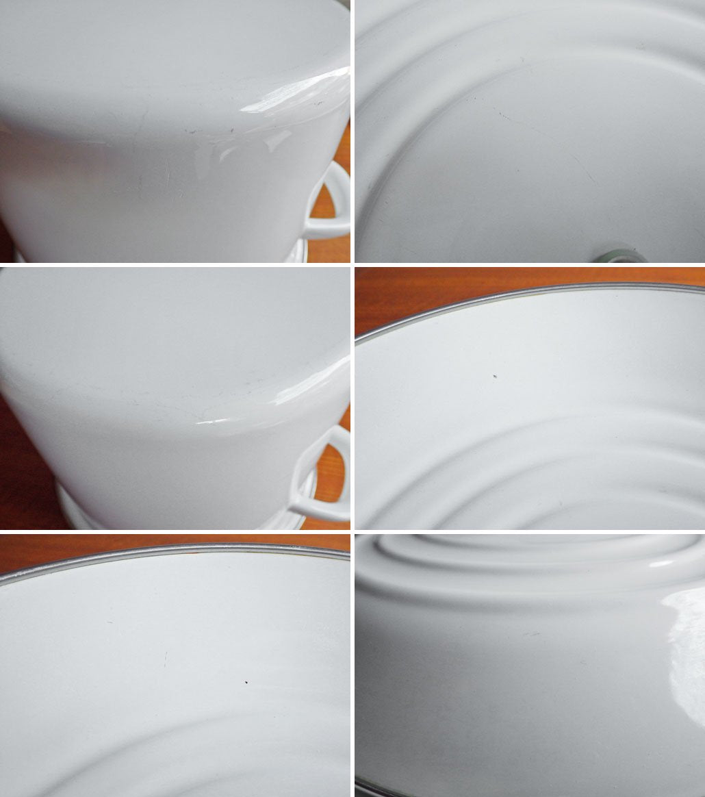 ルクルーゼ LE CREUSET ストックポット STOCK POT 7.6L メレンゲ 参考定価 : ¥12,490-♪
