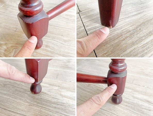 カリモク Karimoku ダイニングチェア レザー 本革 ダークブラウン 挽物脚 2脚セット クラシカルデザイン オールドカリモク A ●