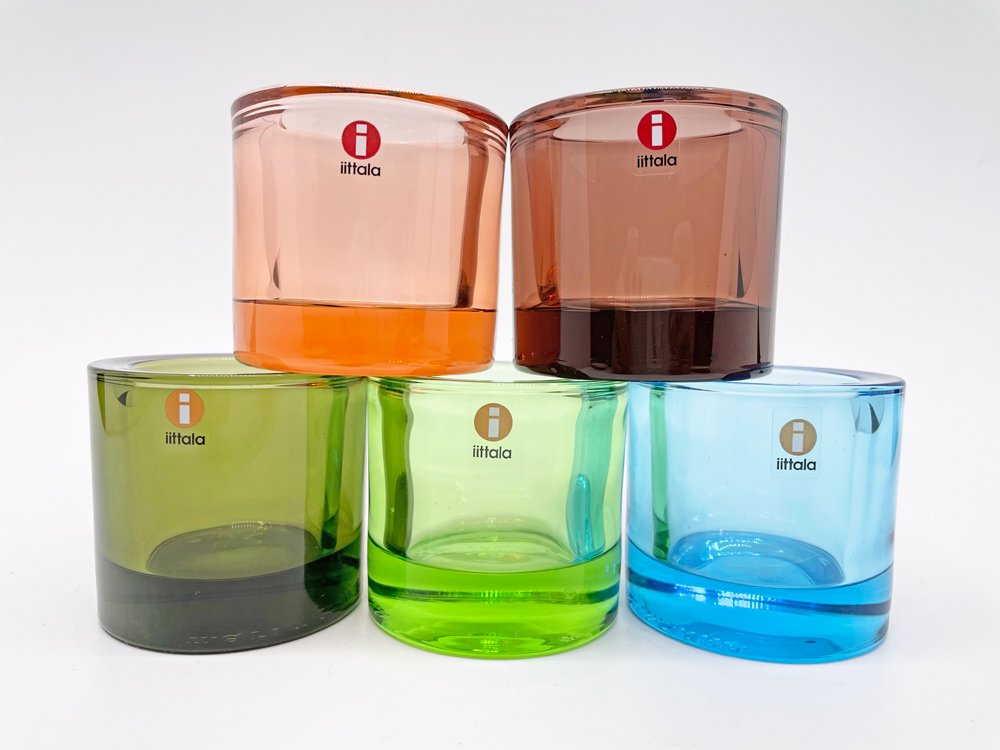 イッタラ iittala マリメッコ marimekko キビ kivi キャンドルホルダー パープル 北欧 フィンランド 廃番 ●