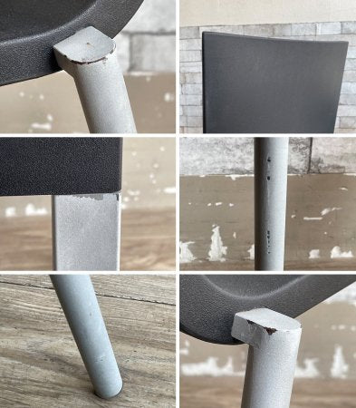 ヴィトラ vitra. .03 ゼロスリー ダイニングチェア スタッキングチェア 2脚セット ベーシックダーク Maarten Van Severen 合計定価¥125,400- ●