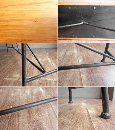 ノットアンティークス knot antiques クラッシュゲート CRASH GATE コンベックス CONVEX ベンチ オーク無垢材 ラッカー塗装 ♪
