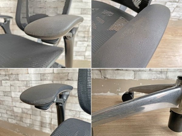 オカムラ okamura コンテッサ Contessa オフィスチェア デスクチェア CM31AB ジウジアーロ デザイン 現状品 ●