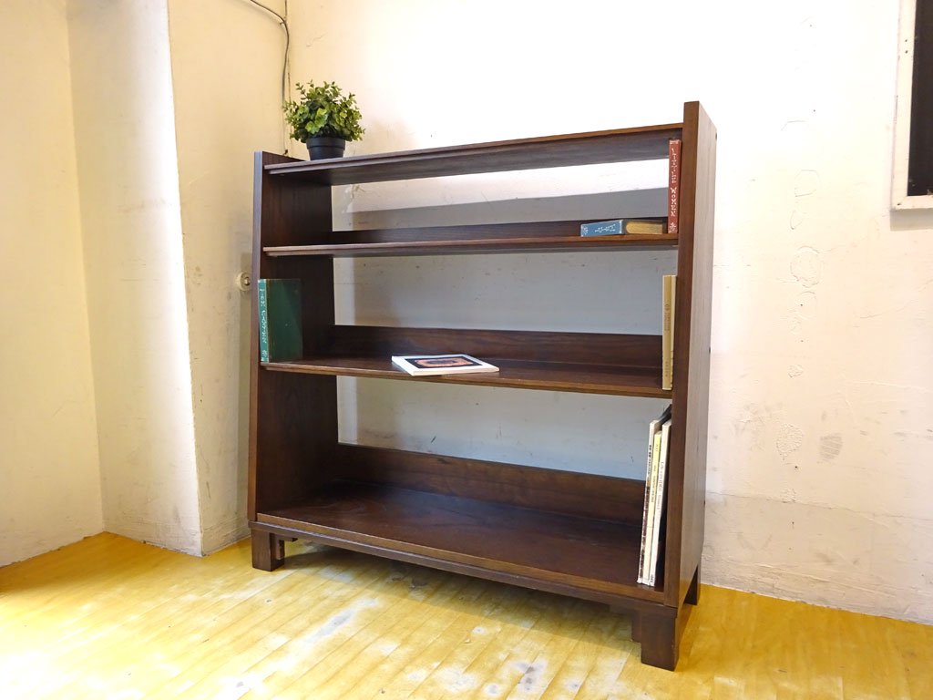 エーフラット a.flat ブックシェルフ Book shelf Lv02 木製 オープンシェルフ アッシュ モダンアジアンスタイル 定価:61,501円 ★