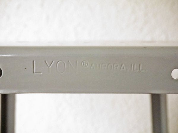 リオン LYON ファクトリースツール FACTORY STOOL グレー Lサイズ P.F.S取扱 インダストリアル ガレージ B ◇