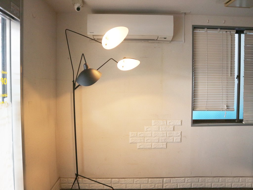 イデー IDEE ランパデール トワ ルミエーレ LAMPADAIRE 3 LUMIERES フロアライト セルジュムーユ 定価¥264,000- ◎