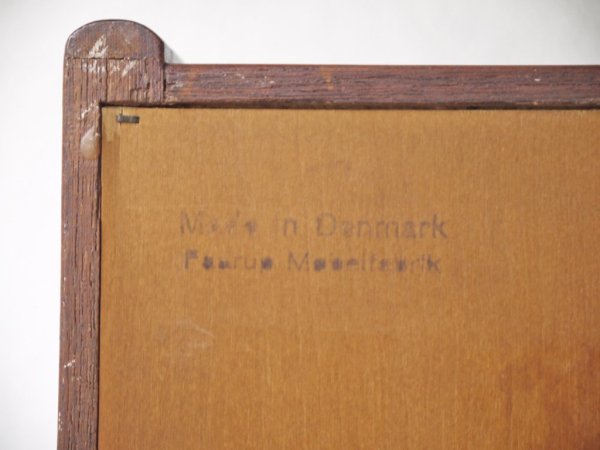 Faarup Møbelfabrik サイドボード ビンテージ チーク材 蛇腹 イブ・コフォード・ラーセン Ib Kofod Larsen 1960's デンマーク haluta取扱 ◇