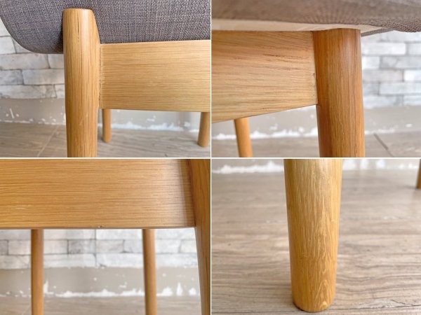 イデー IDEE スティルト チェア STILT CHAIR グレー ナラ材 マリナ・ボーティエ 定価¥25,000- ●