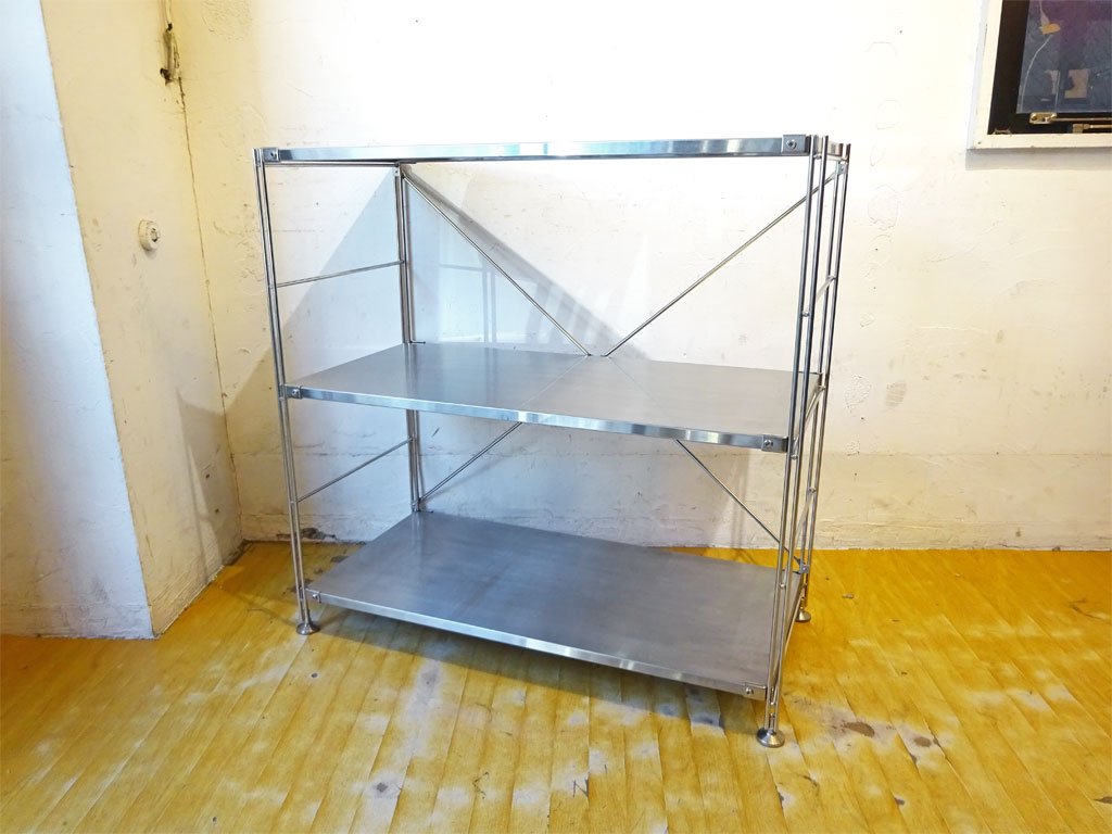 無印良品 MUJI ステンレスユニットシェルフ ステンレス棚セット 小