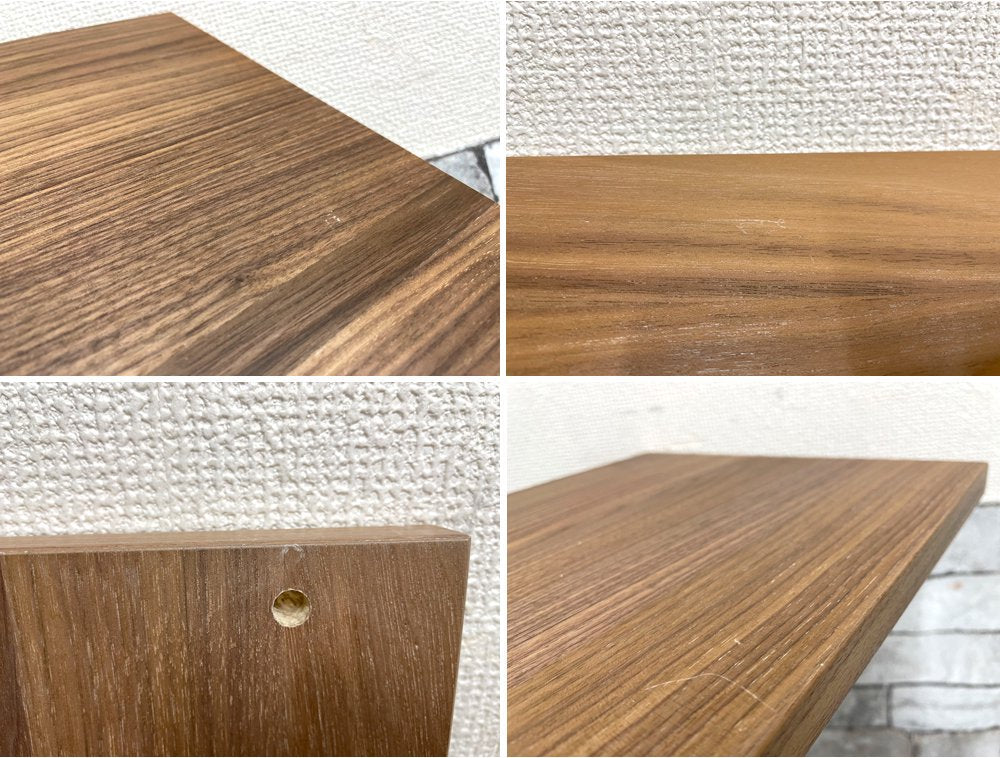 ストリング String ベーシック シェルフシステム サイドパネル フロアタイプ 3段 H86cm ニルス・ストリ二ング Nils Strinning デザイン ウォールナット 北欧家具 ●