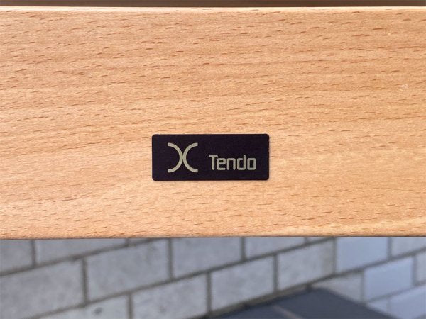 天童木工 TENDO ブックチェア ダイニングチェア 図書館椅子 ホワイトビーチ × オーク 水之江忠臣 ■