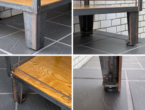トラックファニチャー TRUCK FURNITURE AG SHELF TV BOARD AVボード オープンシェルフ ナラ材 アイアン インダストリアル ■