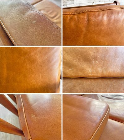 アクメファニチャー ACME FURNITURE デルマー ソファ 2シーター DELMAR SOFA 2-Seater 2Pソファ レザー アッシュ無垢材 定価¥243,100- ●
