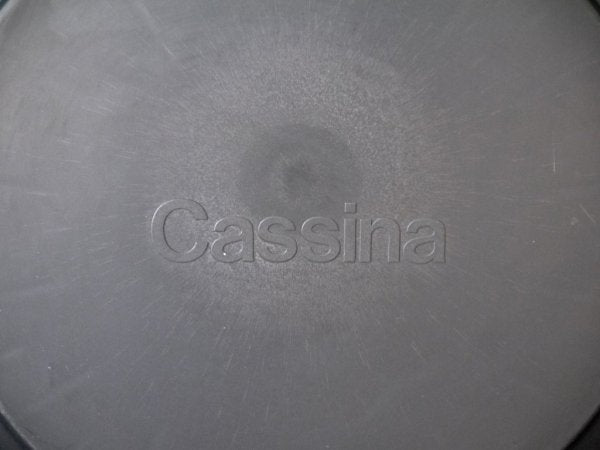 カッシーナ Cassina キャブ アームチェア 413 CAB 本革 ブラック マリオ・ベリーニ イタリア製 モダン MoMA A ◇