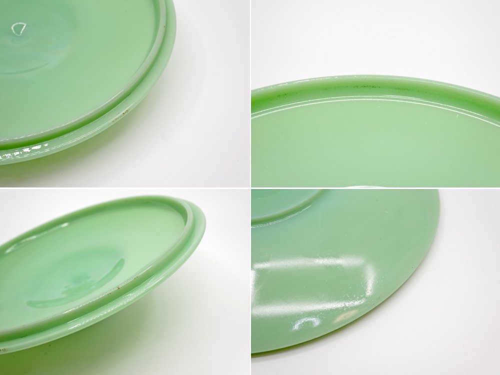 ファイヤーキング Fire King 2000 ジェダイ Jade-ite キャセロール ふた付 ミルクガラス Φ24cm 復刻版 アンカーホッキング Anchor Hocking ●
