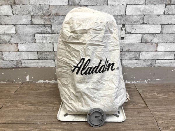 アラジン Aladdin BF3902 自然通気型開放式 石油ストーブ ブルーフレームヒーター 2003年製 ベージュ系 芯カッター 保管袋 ●