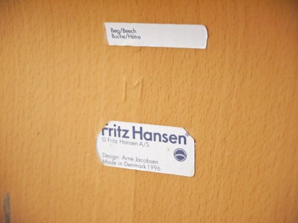フリッツハンセン Fritz Hansen セブンチェア ビーチ ナチュラル アルネ・ヤコブセン Arne Jacobsen デンマーク 北欧家具 ◇
