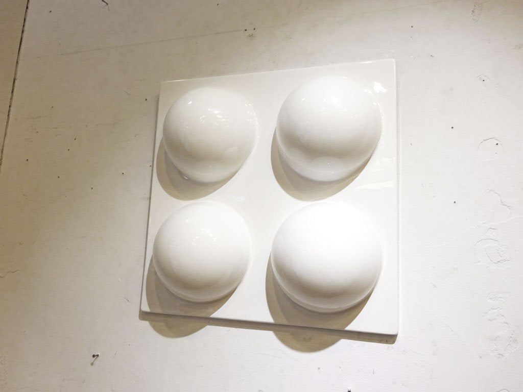 VERNER PANTON パントン ウォールエレメント 4ドーム ホワイト ヴィンテージ ★ ミッドセンチュリー スペースエイジ 北欧 イームズ レトロ ヴェルナー・パントン Verner Panton ウォールエレメント 4ドーム WALL