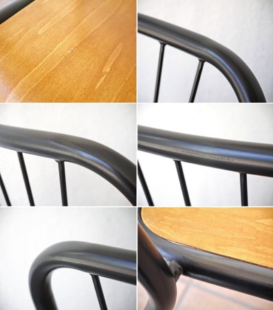 クラッシュゲート CRUSH CRASH PROJECT ノットアンティークス Knot antiques アイアンチェア IRON CHAIR
Bタイプ スタッキングチェア 2脚セット ◇