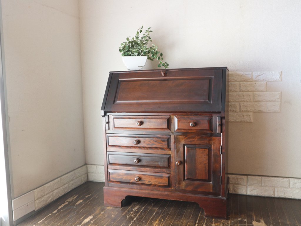 ビューロー ドレッサー 北海道工芸家具 カバ材