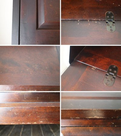 北海道民芸家具 樺 無垢材 ライティング ビューロー デスク 民藝 伝統工芸 参考価格 30万円 ◎