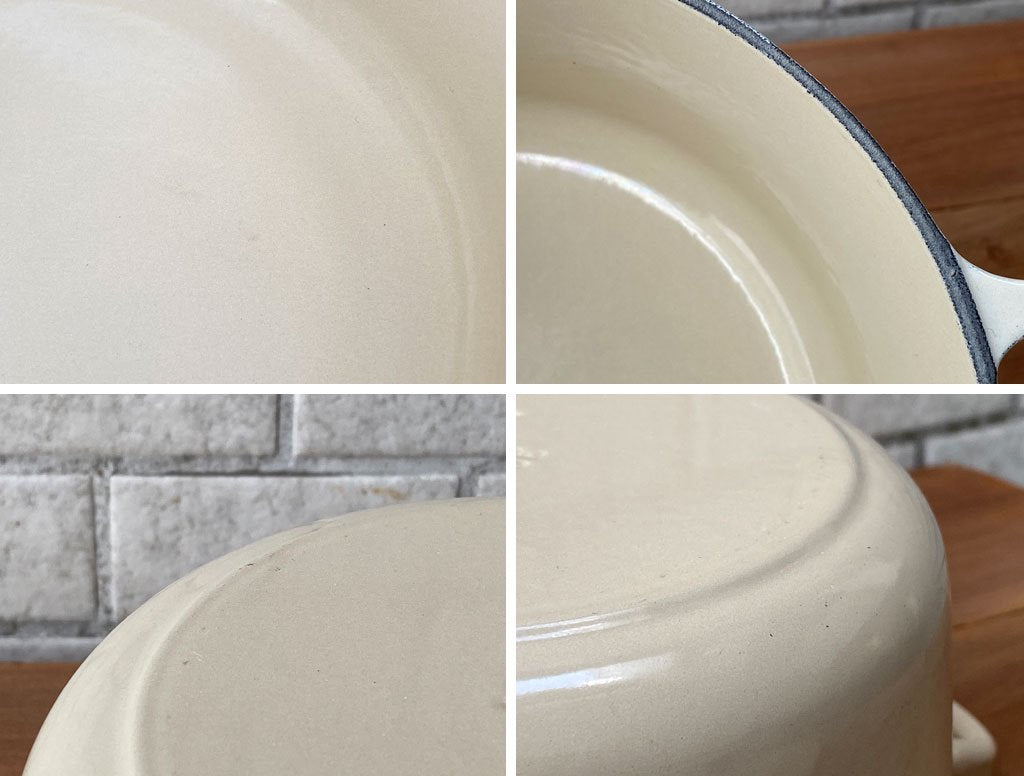ルクルーゼ LE CREUSET ココット ロンド トラディション デューン アーモンド 18cm 両手鍋 鋳物 ■