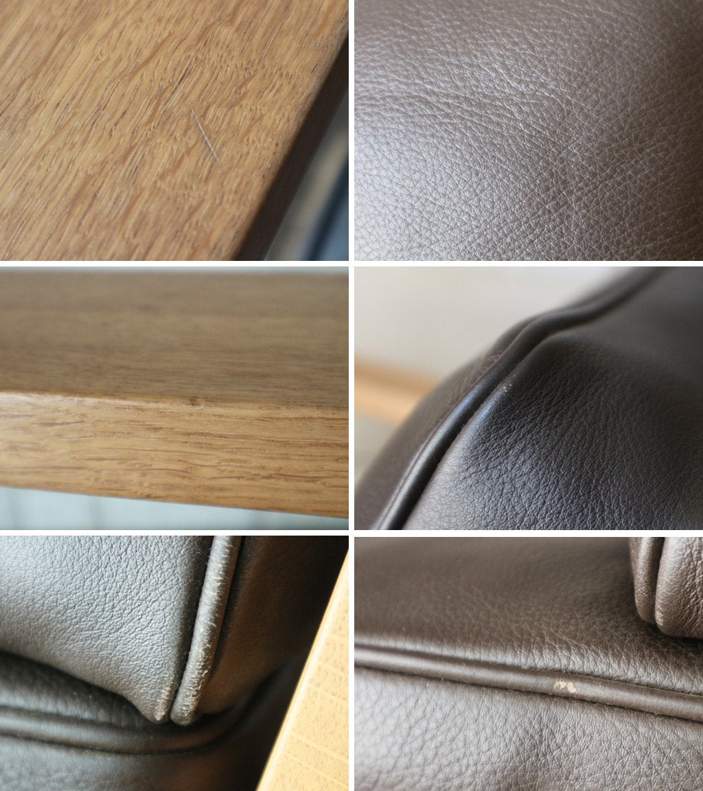 フレデリシア FREDERICIA 2451 イージーチェア ソーレン・ホルスト Soren Holst オーク無垢材 レザー ダークブラウン 北欧 デンマーク ◎