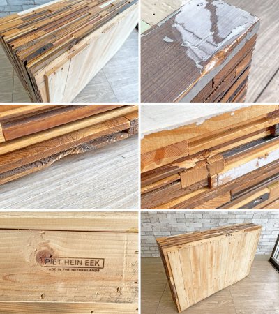 ピート・ヘイン・イーク PIET HEIN EEK スクラップウッド パイリング コーヒーテーブル SCRAPWOOD PILING COFFEE TABLE シボネ取扱 定価55万円 ●