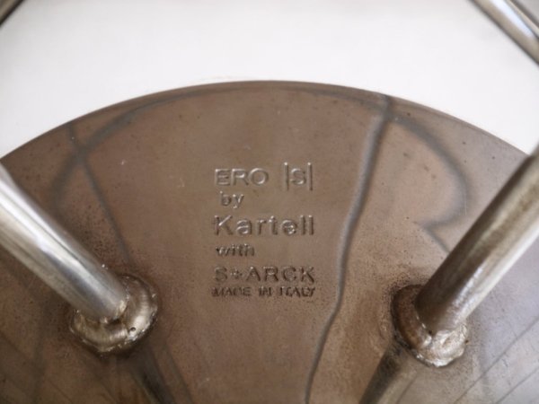 カルテル Kartell エロエス ERO S チェア キャスター クリスタル フィリップスタルク Philippe Starck スペースエイジ イタリアンモダン ◇