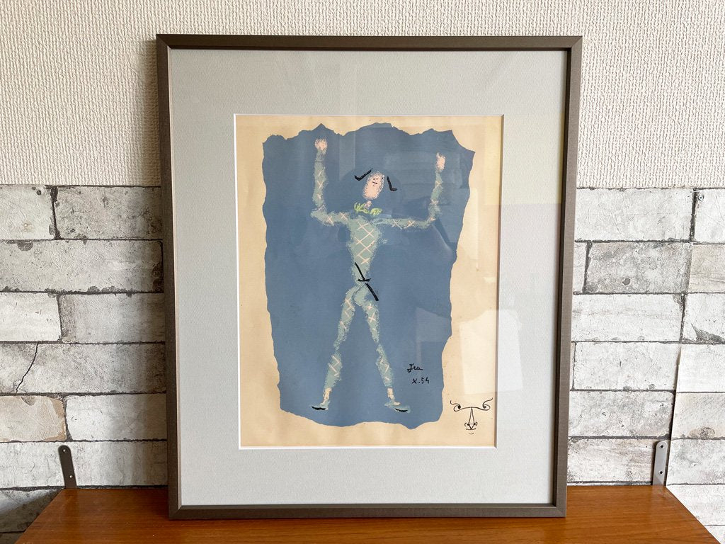 ジャン・コクトー リトグラフ フレーム付き ジャン・コクトー リトグラフ フレーム付き ジャン・コクトー