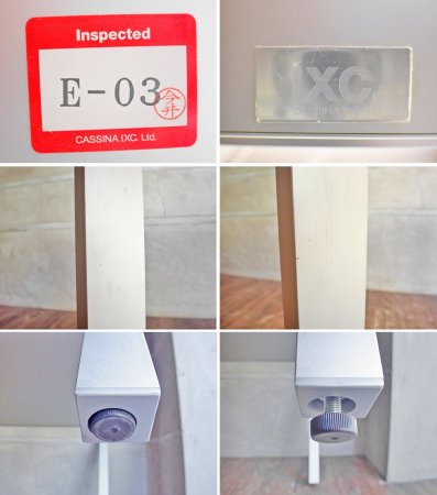 カッシーナイクスシー Cassina ixc. エアーフレーム AIR FRAME 3004 VOテーブル ダイニングテーブル W160cm 乳白ガラス天板付き 参考定価¥211,200~ ♪